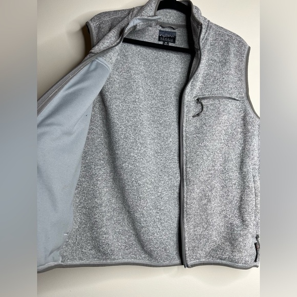 J. Crew Nordic vest in Polartec sweater fleece Gray Medium - Picture 8 of 13